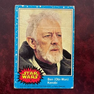 1977 Topps STAR WARS Blue Set BEN OBI-WAN KENOBI ROOKIE #6* - VG - Picture 1 of 2