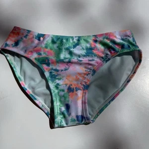 Cat & Jack Girls Bikini Bottoms Size M (8) Tie-Dye Multi Color Swimwear NWT - Picture 1 of 5