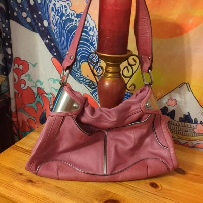 Bolso de Hombro B. Makowsky Vintage Y2K Púrpura Orquídea  Foto 1 de 4