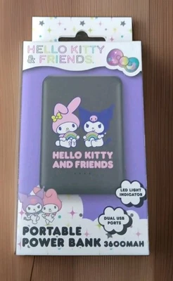 Banco de alimentación portátil Hello Kitty & Friends 3600 mAh cargador USB - Sanrio - Nuevo  Foto 1 de 4