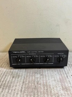 Realistic 42-2115 Vintage Three Deck Stereo Tape Control Center - Tested - Image 1 of 4