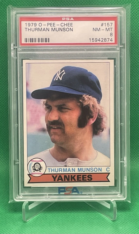 *PSA 8* THURMAN MUNSON 1979 Topps O-Pee-Chee OPC NM-MT #157 New York Yankees - Image 1 of 2