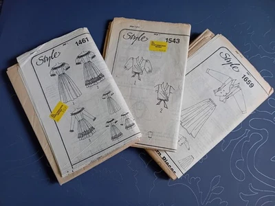 3 Vintage 1988/89 Style Uncut Sewing Patterns + Instructions  - Out Of Envelopes - Image 1 of 4