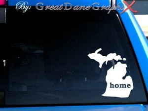 Michigan Hogar, Corazón, Nativo, Raíces, Orgulloso, Estado - Calcomanía Adhesiva de Vinilo  - Imagen 1 de 9