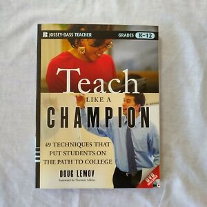 Teach Like a Champion Softcover Book & DVD Doug Lemov Teaching Techniques K-12