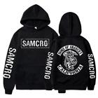 Tv Sons of Anarchy Hoodie Sweatshirts Mens Zipper Samcro Jax Warm Coat Jacket