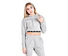 Adidas Tape Cropped Womens Active Hoodies