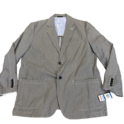 NUEVO Abrigo Deportivo Blazer Club Room Nantucket Para Hombres 100% 2 Botones con Azul Talla X-Grande Foto 1 de 4