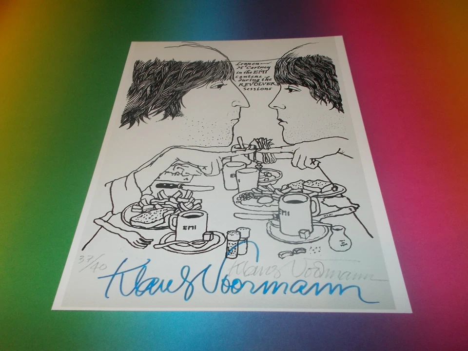 Klaus Voormann The Beatles  signed signiert autograph Autogramm auf 20x25 Foto - Bild 1 von 1