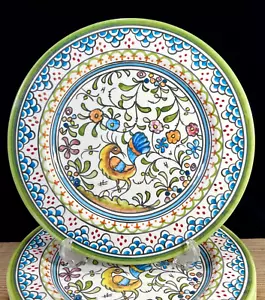 Set Of 4 WILLIAMS SONOMA Melamine NAZARI Dinner Plates 11” - Picture 1 of 15