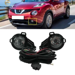 Set Fog Fog Lamp halogen+Fog Lamp Cover+Harness+Switch For Nissan Juke 2012-2014 - Picture 1 of 10