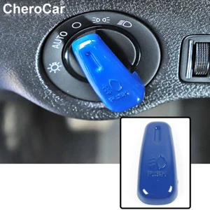 Headlight Switch Button Cover Trim for Dodge Durango & Chrysler 300C 2010+ Blue - Picture 1 of 10