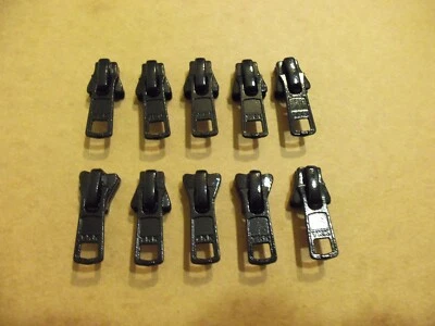 #5 VS YKK Black Locking Sliders (Pack Of 10)
