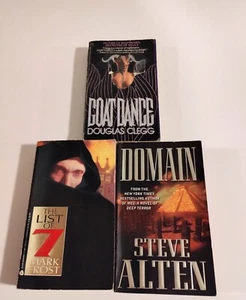 Steve Alten Domain Mark Frost The List of 7 Douglas Clegg Goat Dance must read! - Picture 1 of 7