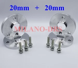 KIT 4 DISTANZIALI RUOTA 20+20mm SMART FORTWO (450-451-452) + BULLONI - Imagen 1 de 1