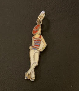 Barbie Convention 2004 We are Family Mod Barbie Red Hat Jewelry Charm VTG - Picture 1 of 2