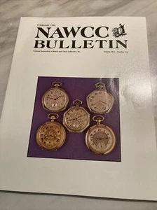 NAWCC Bulletin February 1996 - Canadian Horology, Dials, Gruen, Holbrook, Peoria - Picture 1 of 2