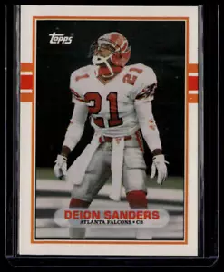 Topps 1989 negociado #30T Deion Sanders novato - Imagen 1 de 2