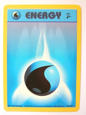 Energy 130/130 (NM, Pokemon Card, Vintage, Base Set 2, 2000, Water, Common) - Image 1 of 2