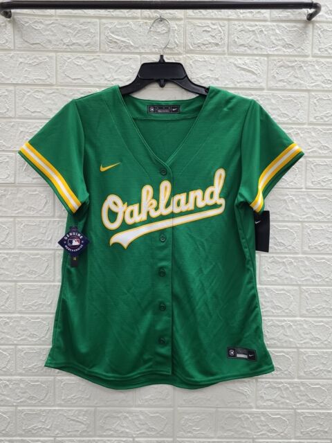 Nike MLB Nike Official Replica Alternate Jersey Oakland Athletics Green