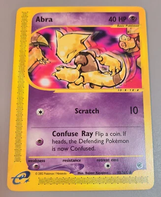 Abra # 93/165 Common Expedition Base-Set 2002 Pokemon Englisch Near Mint Vintage - Bild 1 von 3