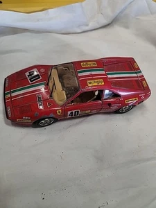 Bburago 1:24 Ferrari GTO 1984 Rally Red Diecast Car Made in Italy - Picture 1 of 4