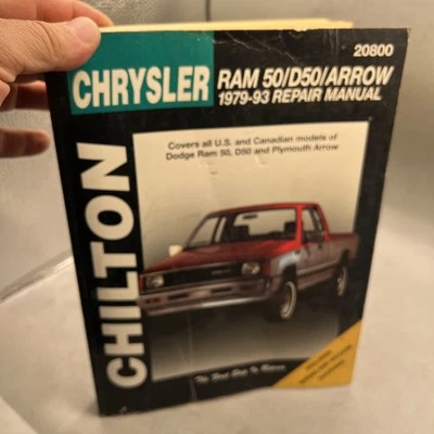 Chrysler Ram 50 D50 1979-93 Chiltons Flecha Manual de reparación 20080 Foto 1 de 4