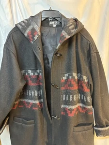 Jofeld  Southwestern Winter Woman’s Coat Size L Made In U.S.A - Picture 1 of 7
