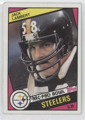 1984 Topps Jack Lambert #167 HOF - Image 1 of 2