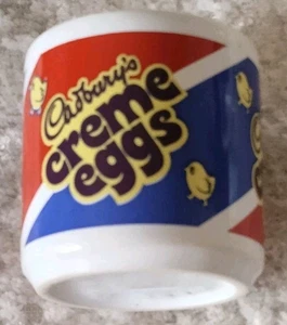 Vintage Cadbury Creme Eierbecher und Eierbecher Keramik Set - Bild 1 von 17