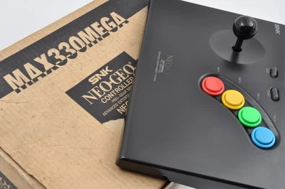 Controlador Joystick Neo Geo NEO-AEC Arcade Stick con CAJA Botones Seimitsu Foto 1 de 4