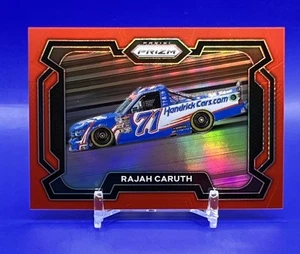 Rajah Caruth 2024 Panini Prizm Racing Rides Red Prizm SP #22, /299 – NASCAR Card - Picture 1 of 3