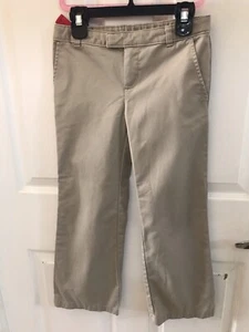Girl’s Khaki School Uniform Pants French Toast Brand Size 7 Preowned - Picture 1 of 3