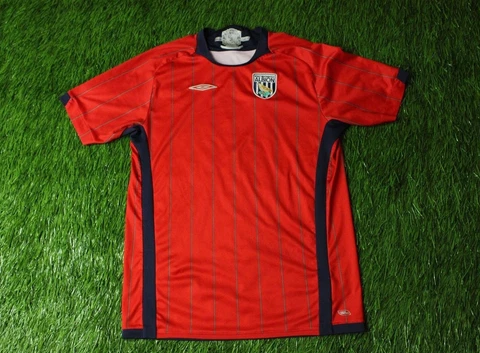 WEST BROM WBA 2009/2010 FOOTBALL SHIRT JERSEY AWAY UMBRO ORIGINAL SIZE YOUNG XL Cover