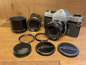 *Near Mint* Pentax Spotmatic SP Film Camera 28mm 135mm F/3.5 Lens From Japan - Picture 1 of 24