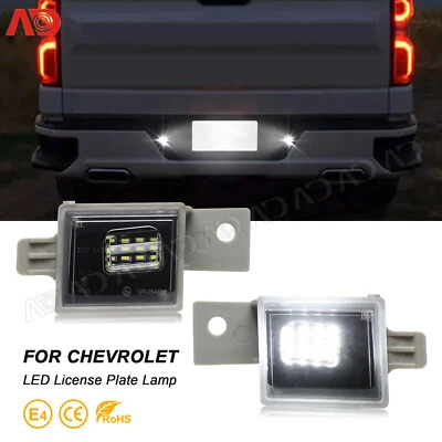 Luz LED de matrícula para Chevy Silverado 1500 2500 3500 Colorado GMC Sierra Foto 1 de 4