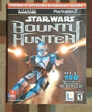 Star Wars Bounty Hunter Prima Strategy Guide + plakat Gamecube/Playstation 2
