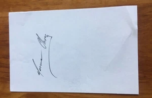 ACTOR MARCUS CHONG HAND SIGNED AUTOGRAPHED PAPER "THE MATRIX" - Picture 1 of 2