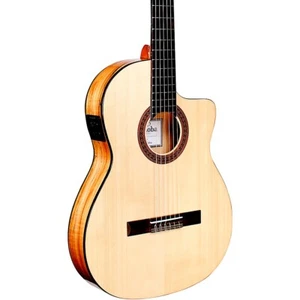 Cordoba C5-CET Thinbody Spalted Maple Nylon-String A/E Guitar Gloss - Picture 1 of 7