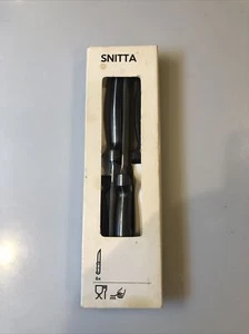 Ikea Snitta Steak Knife Set of 4 Black Silver - Picture 1 of 5