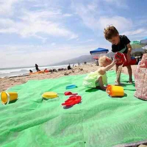 Tapis de Plage Anti Sable Natte Portable 200 x 200 cm Couverture de Pique-nique - Imagen 1 de 4