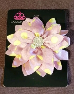 Paparazzi Silk Gardens Pinza de Pelo Flor Rosa Accesorio Foto 1 de 4
