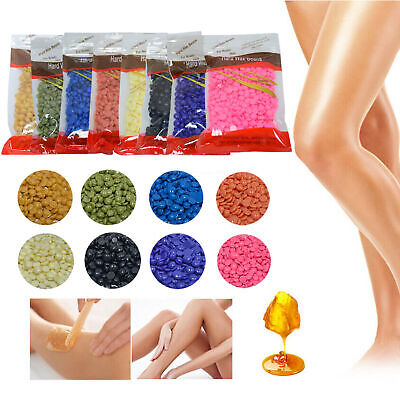 Depilatory Hard Wax Beans Pellet Hot Brazilian Waxing Beads Body Hair Removal • 3.17£
