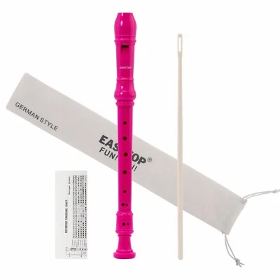 School Descant/Soprano Recorder 8 Hole German Fingering C Treble Flute Recorder - Image 1 of 4