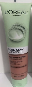 L'Oreal Skin Expert Pure Clay Cleanser Exfoliate-Refine Clay to Mousse - Picture 1 of 1