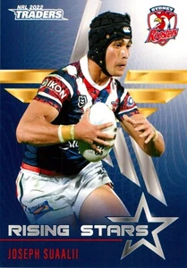 2022 Sydney Roosters NRL TLA Traders Rising Stars Rookie Card - Joseph Sua'ali'i - Picture 1 of 3