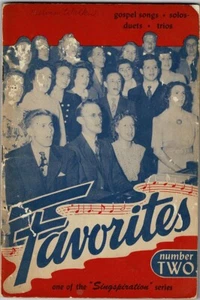 Singspiration Favorites Number Two: Gospel Songs, Solos, Duets, Trios 1946 paper - Picture 1 of 4