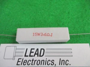 Xicon RESISTOR 15 WATT 3.6 OHMS CERMET WIREWOUND FLAMEPROOF CR15-3.6 ohms - Picture 1 of 1