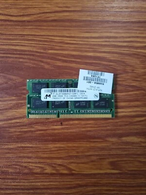 HP 14-1260se MICRON 2GB SO-DIMM Memory RAM PC3-10600S MT8JSF25664HZ-1G4D1 - Image 1 of 3