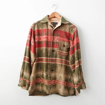 Vintage BANANA REPUBLIC Overshirt Small Western Cabinwear Shacket Ancient Navajo - Image 1 of 4